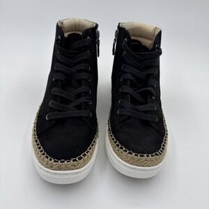 Ugg Gradie Women's Size 8.5 Black Leather Zip Up High Top Trainers